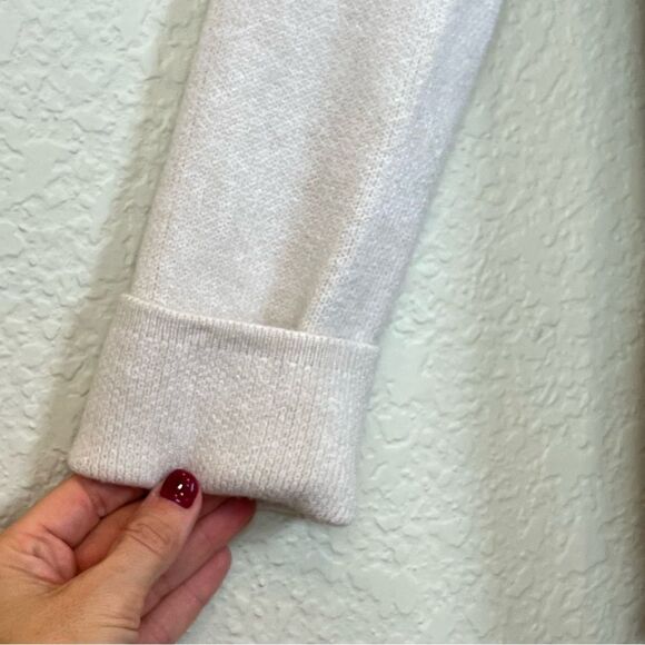 Magaschoni Open Front Long Sleeve Cardigan in Cream size Medium - Picture 7 of 12